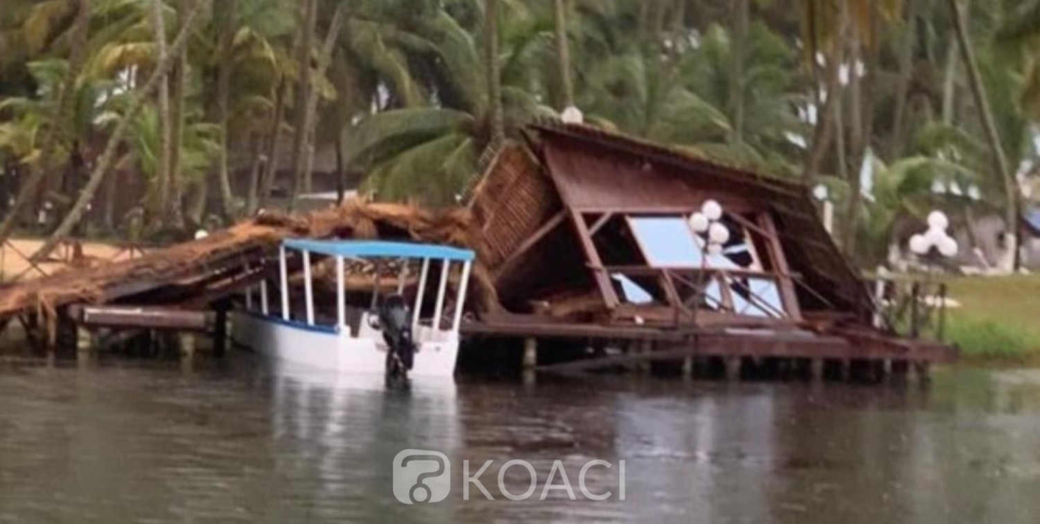 Côte d'Ivoire : Assinie, une tornade fait de nombreux dégâts dans la ville dont une église fortement endommagée