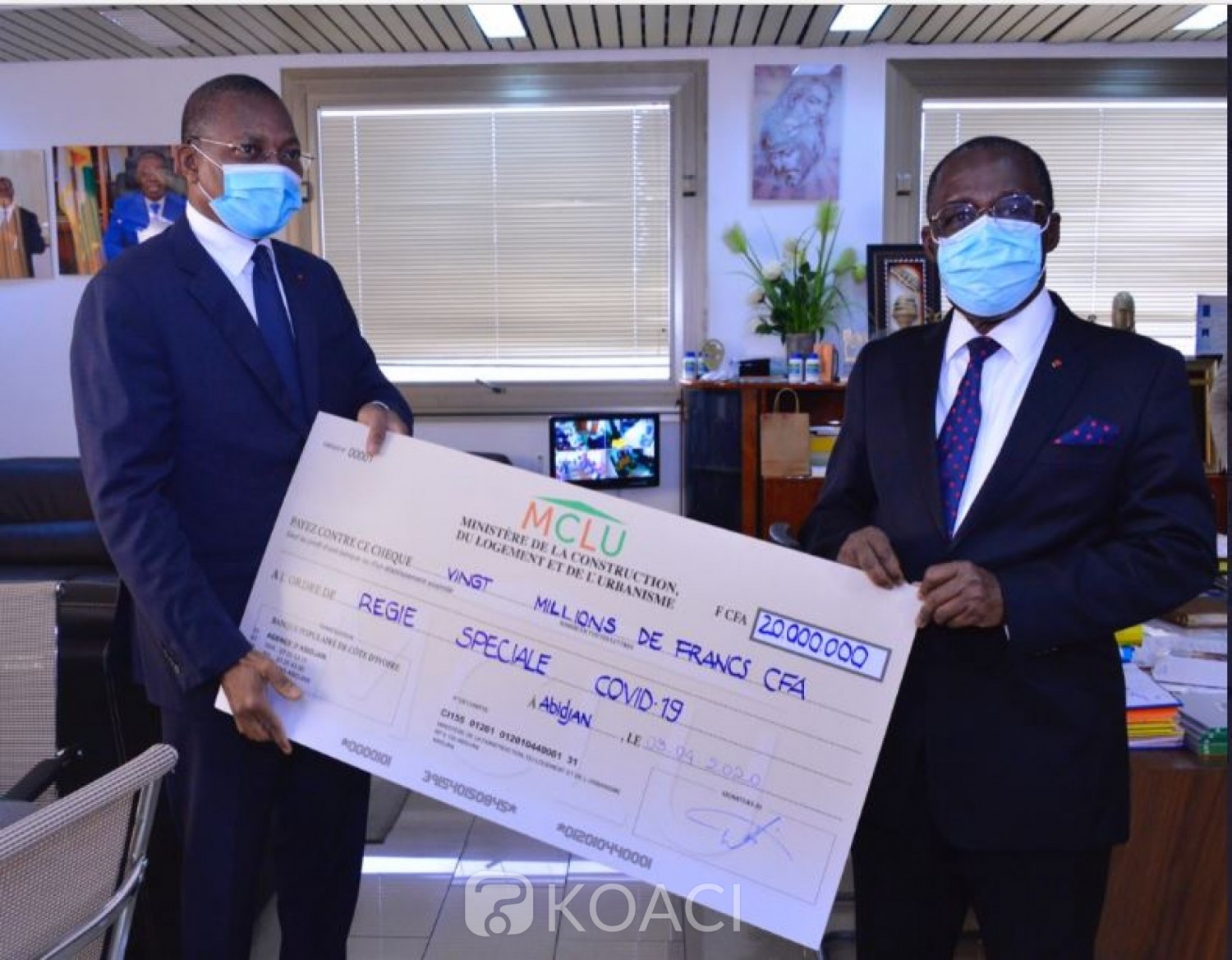 Côte d'Ivoire : Loyer, voici  l'engagement que devra prendre le locataire, Bruno Koné et ses structures font don de 20 millions pour la lutte contre le Covid19