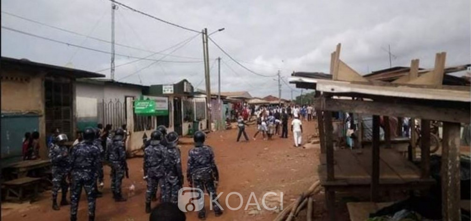 Côte d'Ivoire : A Sikensi, face aux forces de l'ordre pour célébrer leur « Dipri » en plein Corona