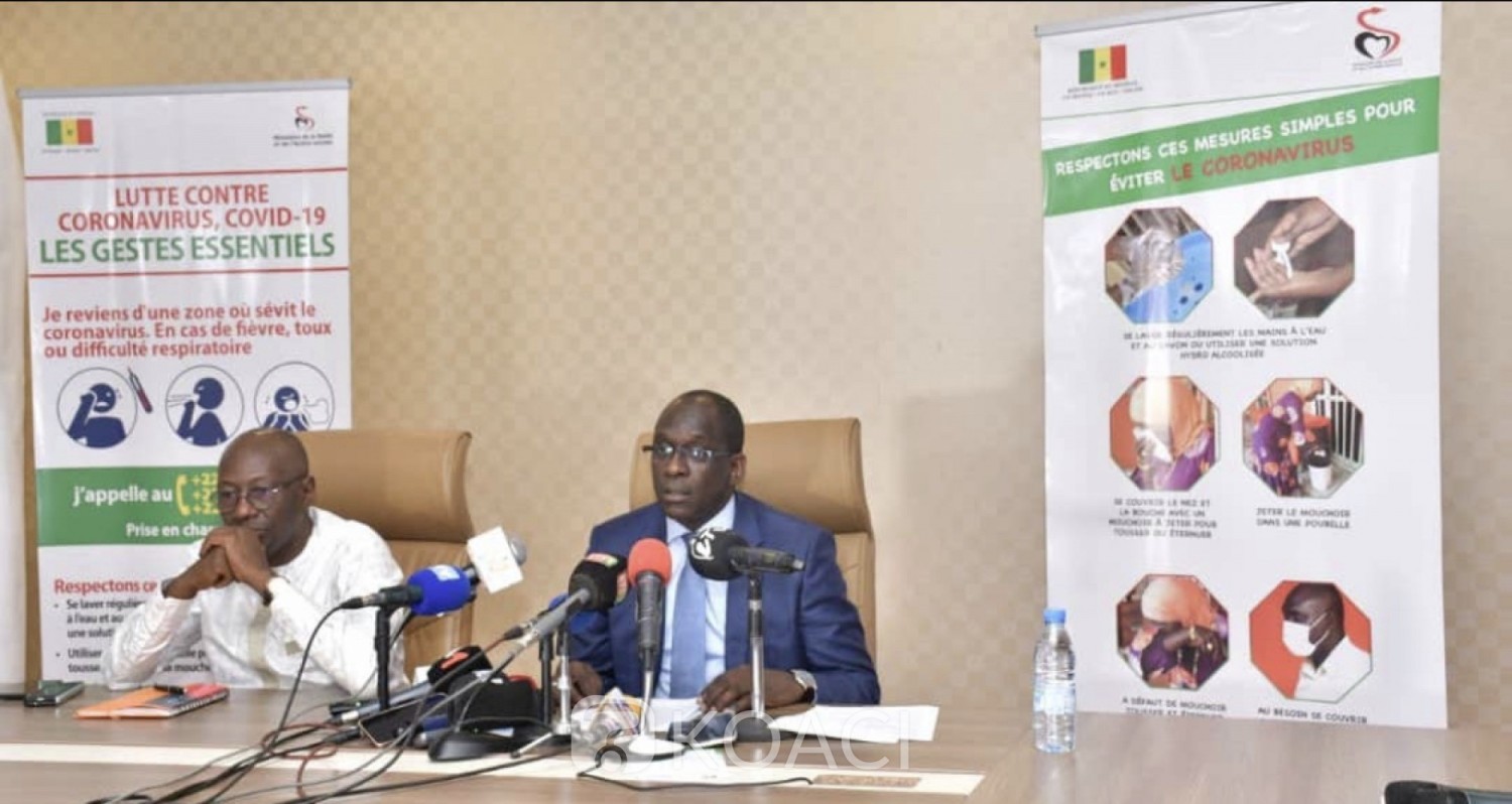 Sénégal : 6ème décès lié au Coronavirus, 412 cas au total dont 242 guéris