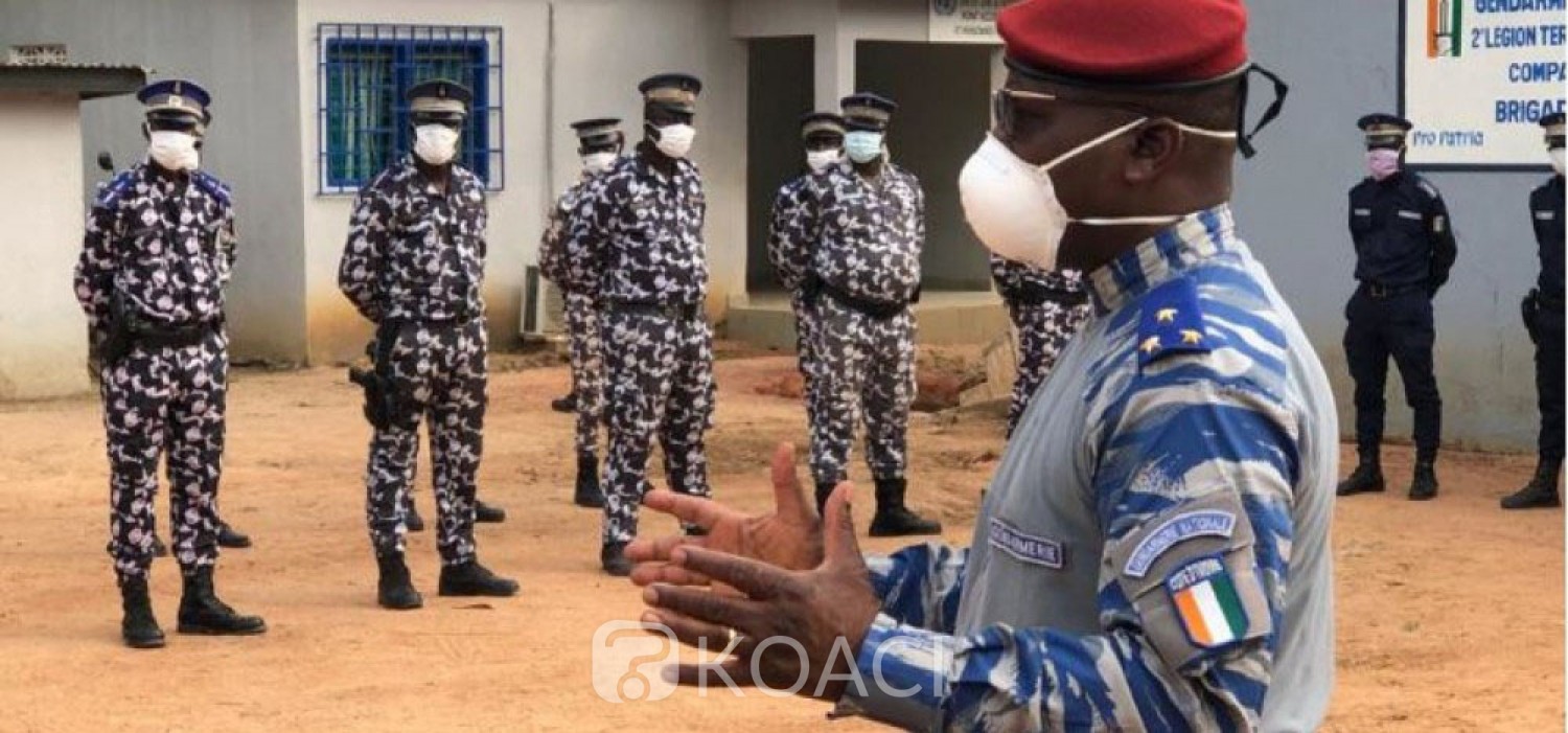 Côte d'Ivoire : Depuis l'ouest, le « boss » de la Gendarmerie exhorte ses éléments à rester sourds face aux fausses rumeurs