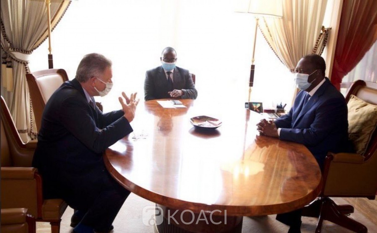 Côte d'Ivoire : En fin de mission, l'Ambassadeur Allemagne félicite Ouattara pour la bonne gestion du Coronavirus