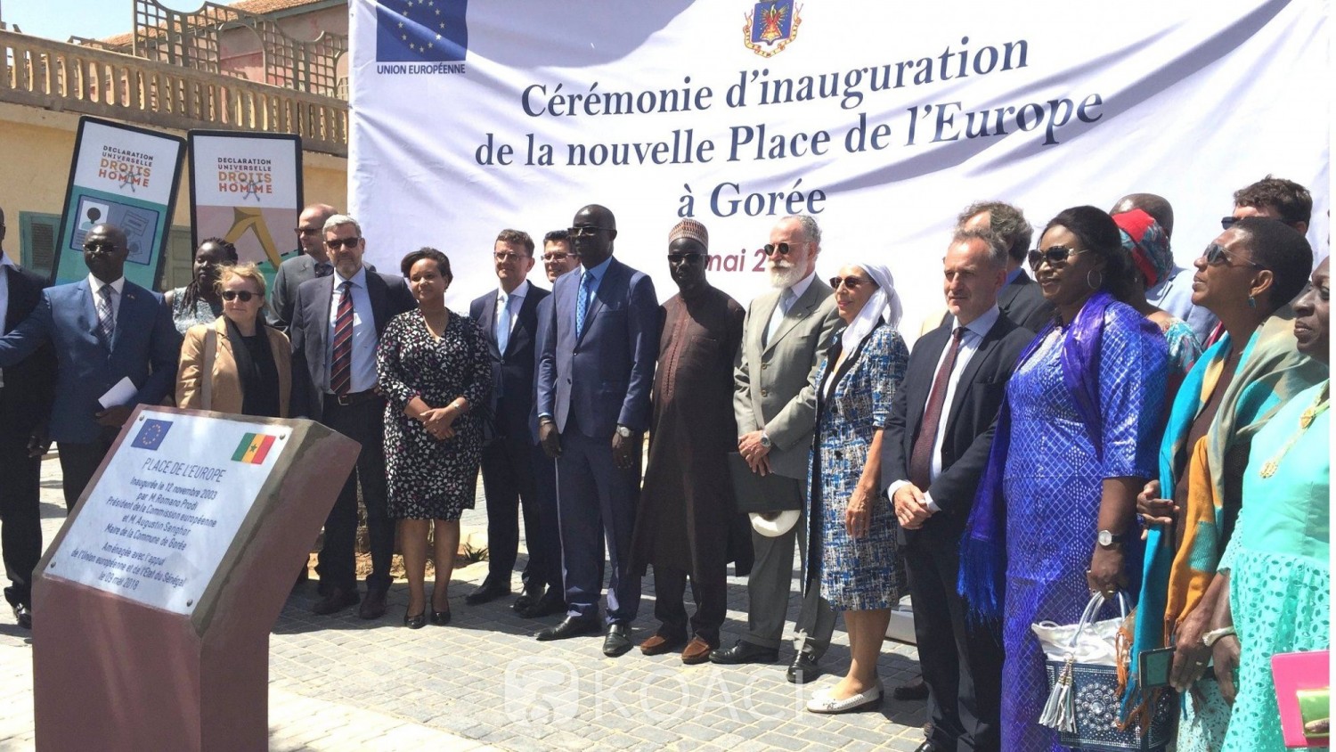 Sénégal : À Gorée, la place de l'Europe rebaptisée Place de liberté et de la dignité humaine