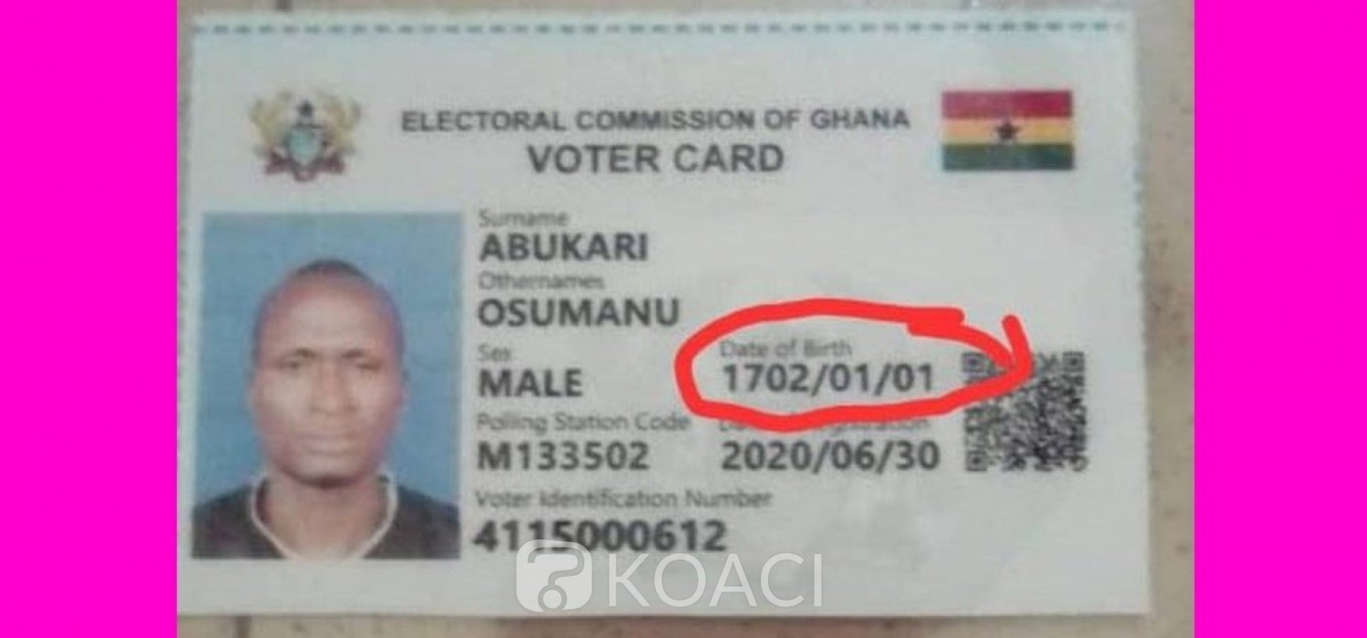 Ghana : Recensement électoral, la CE rajeunit l'électeur né en 1702