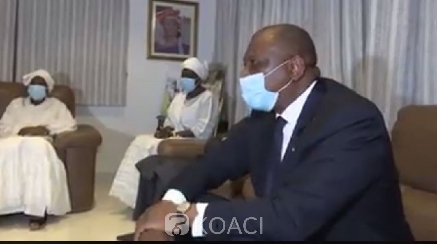 Côte d'Ivoire : Décès de Gon, le Gouvernement dans son grand complet au domicile de la mère de l'ex-premier ministre