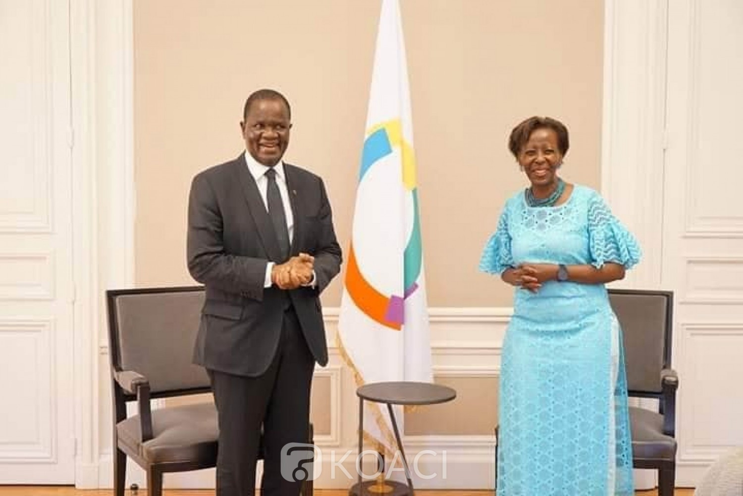 Côte d'Ivoire : A Paris, Amadou Soumahoro s'est entretenu avec la Sécrétaire de la Francophonie