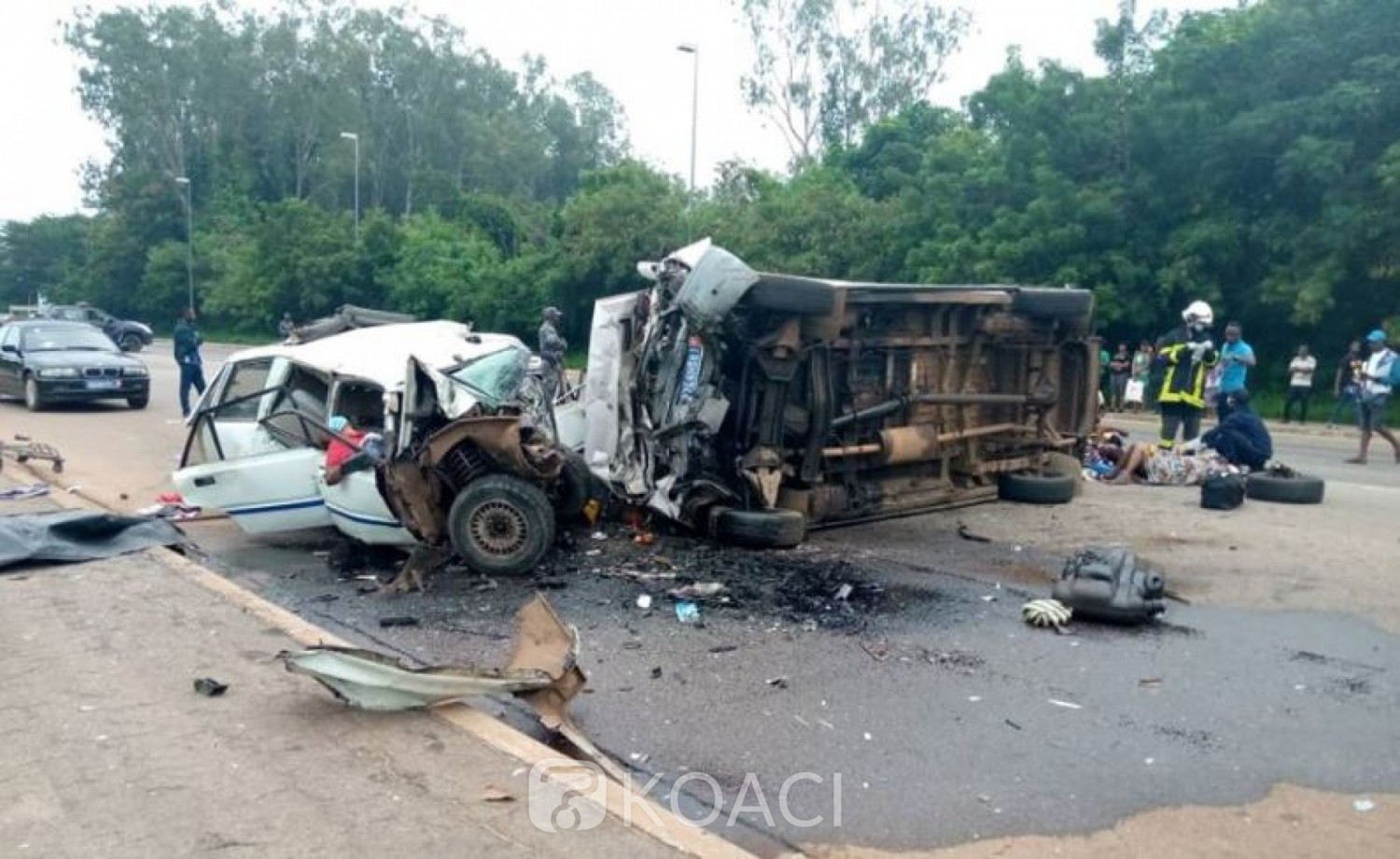 Côte d'Ivoire : Début de semaine dramatique, 05 morts dans un accident de circulation