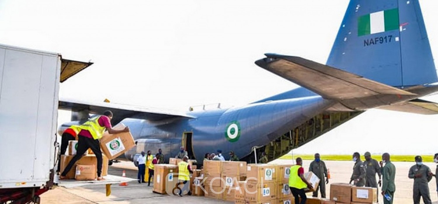 Cedeao :  Covid-19, kits sanitaires convoyés du Nigeria vers 13 pays, dont la RCI et le Togo