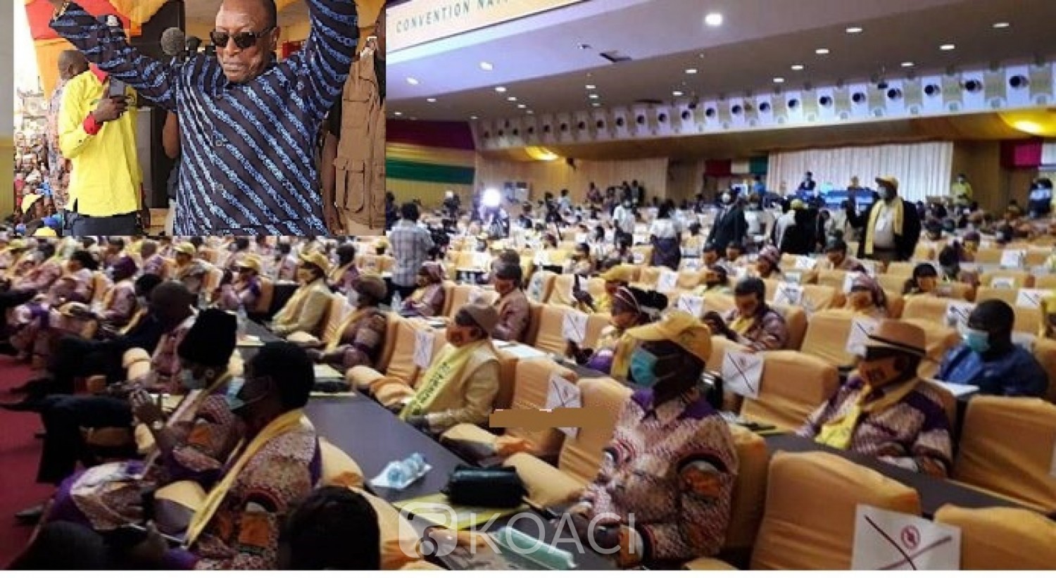Guinée : Alpha Condé désigné candidat par son parti pour un 3ème mandat