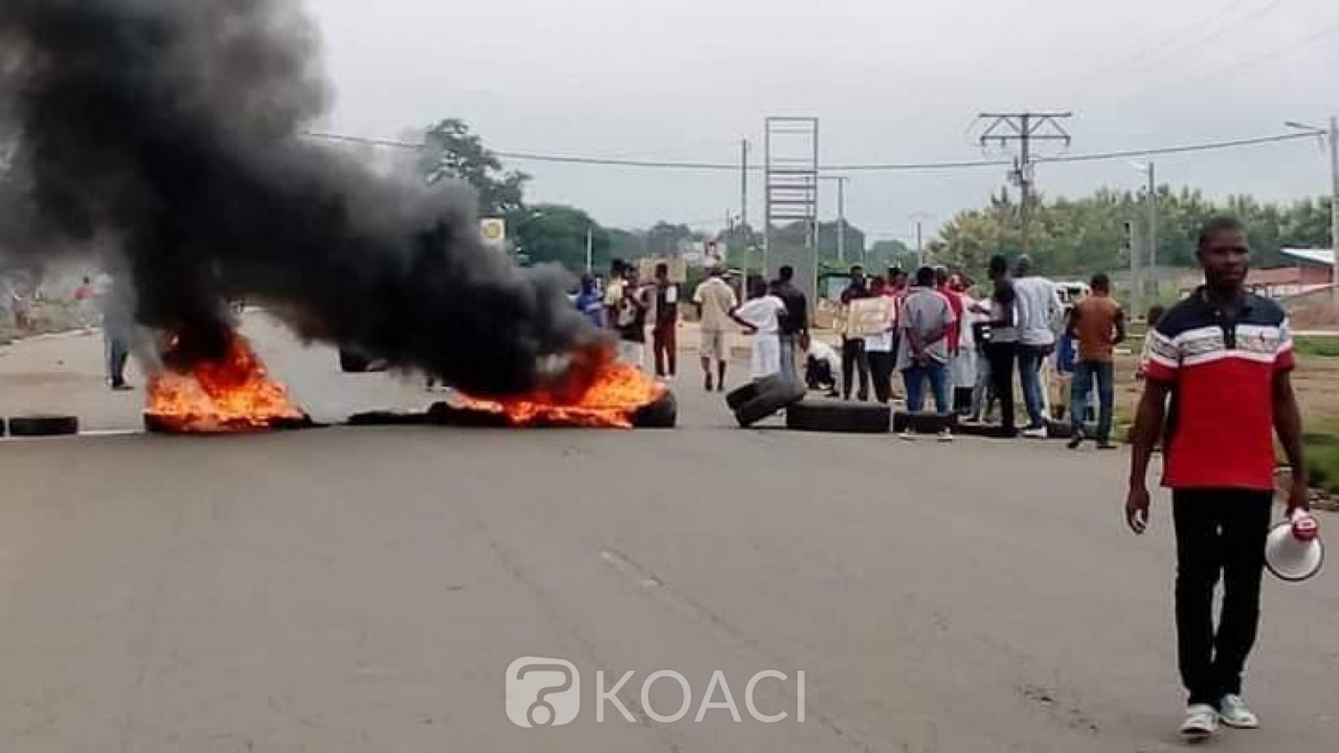 Côte d'Ivoire : Bangolo, des individus manifestent contre la candidature de Ouattara avant d'être rapidement dispersés