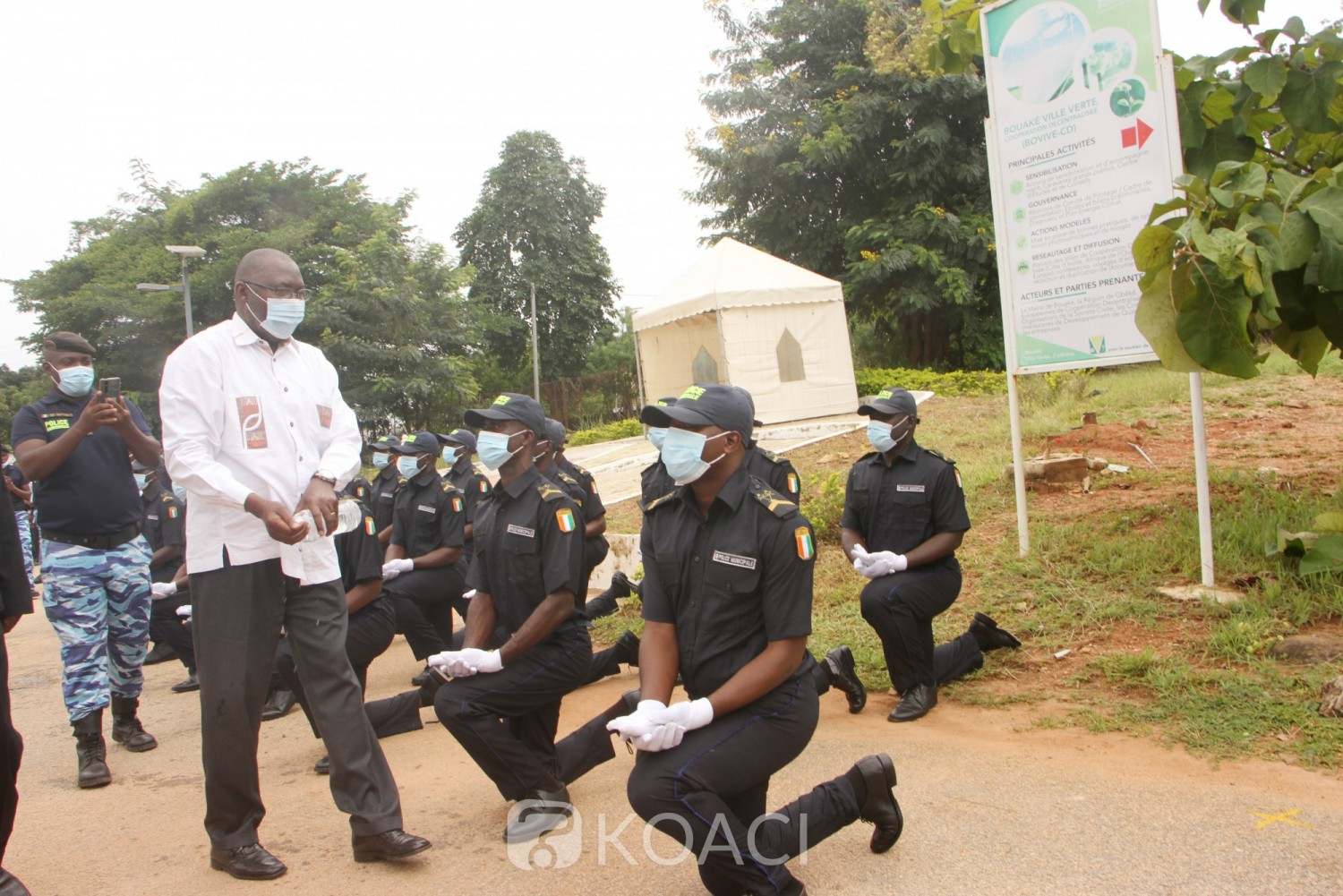 Côte d'Ivoire : Bouaké, avec 23 nouveaux agents à son effectif, la 6ème promotion de la police municipale baptisée