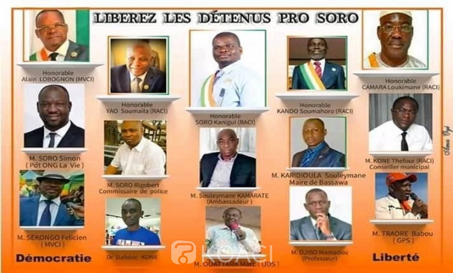 Côte d'Ivoire : 15 détenus pro-Soro libérés et placés sous contrôle judiciaire