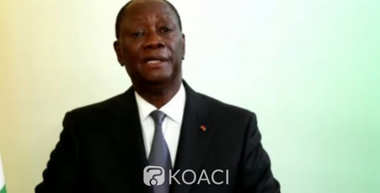 Côte d'Ivoire : A la tribune de l'ONU via visioconférence Alassane Ouattara évoque la Présidentielle à venir :  « cette élection intervient dans un environnement démocratique »