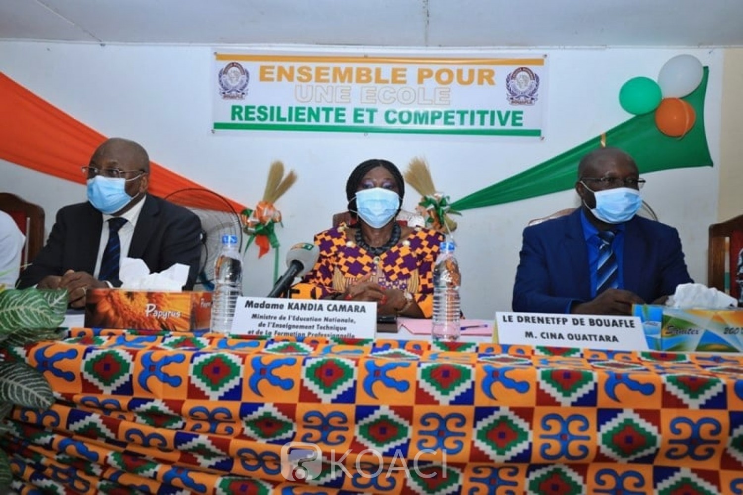 Côte d'Ivoire : Depuis la Marahoué, Kandia Camara exhorte les chefs d'établissements à ne pas introduire la politique dans l'école à la veille de l'élection présidentielle