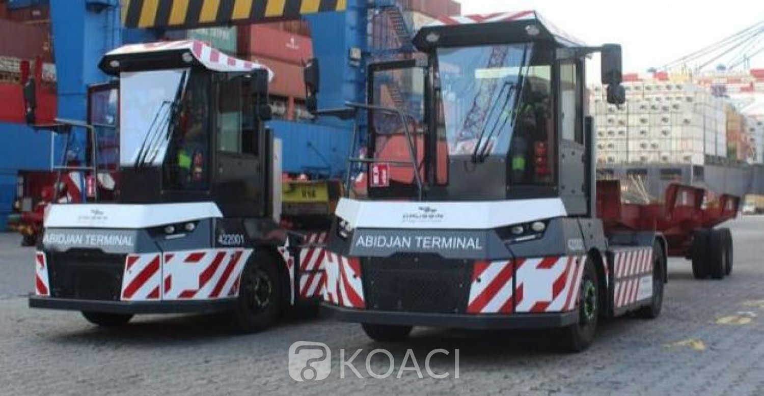 Côte d'Ivoire : Abidjan Terminal, réception des tracteurs 100% électriques pour la certification environnementale « Green Terminal »