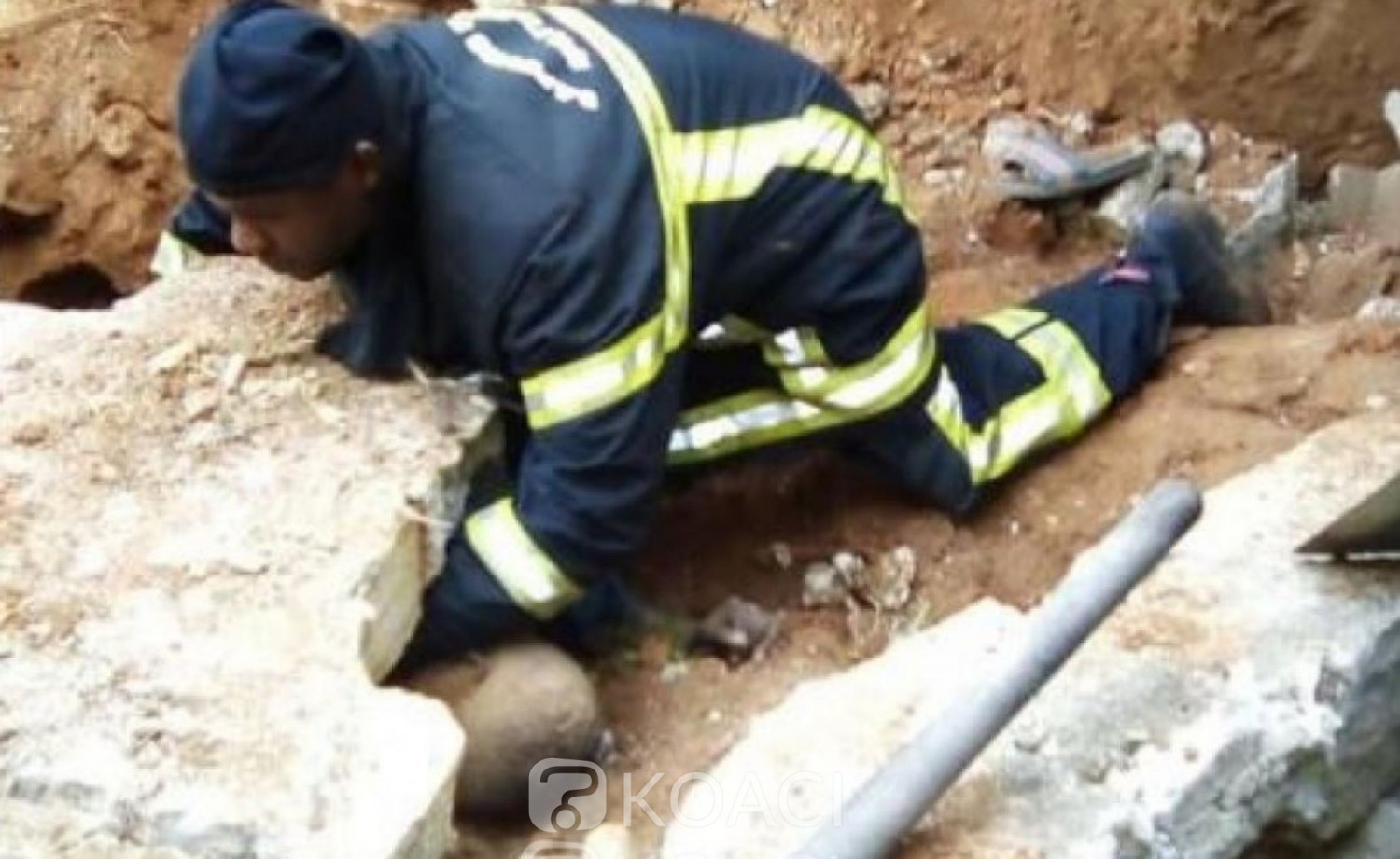 Côte d'Ivoire : Cocody,  une maison en construction s'effondre  et fait un mort