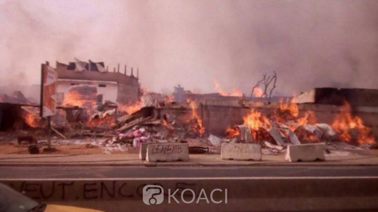 Sénégal : Le marché historique de Dakar ravagé par un incendie dans la nuit du Samedi