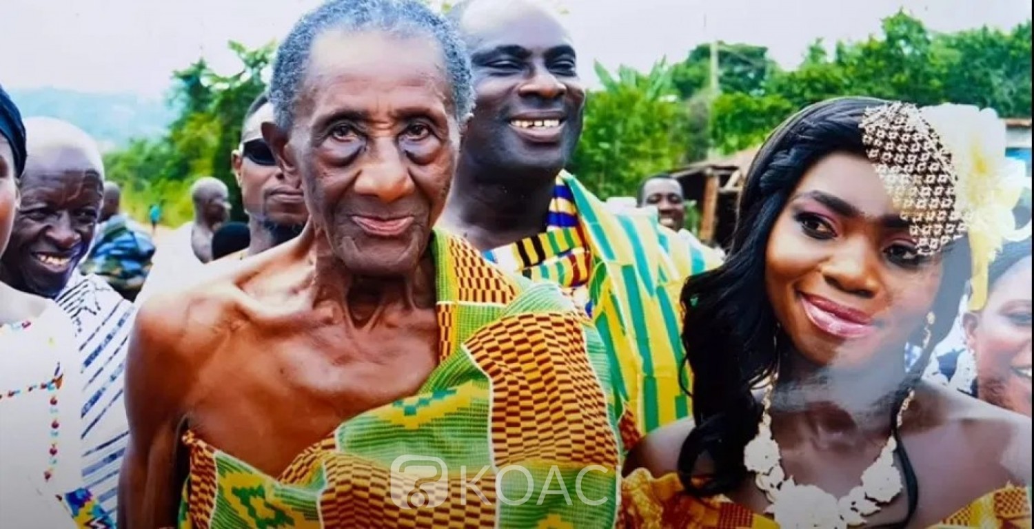 Ghana :  Une jeune femme se prononce sur son mariage avec un homme de 97 ans