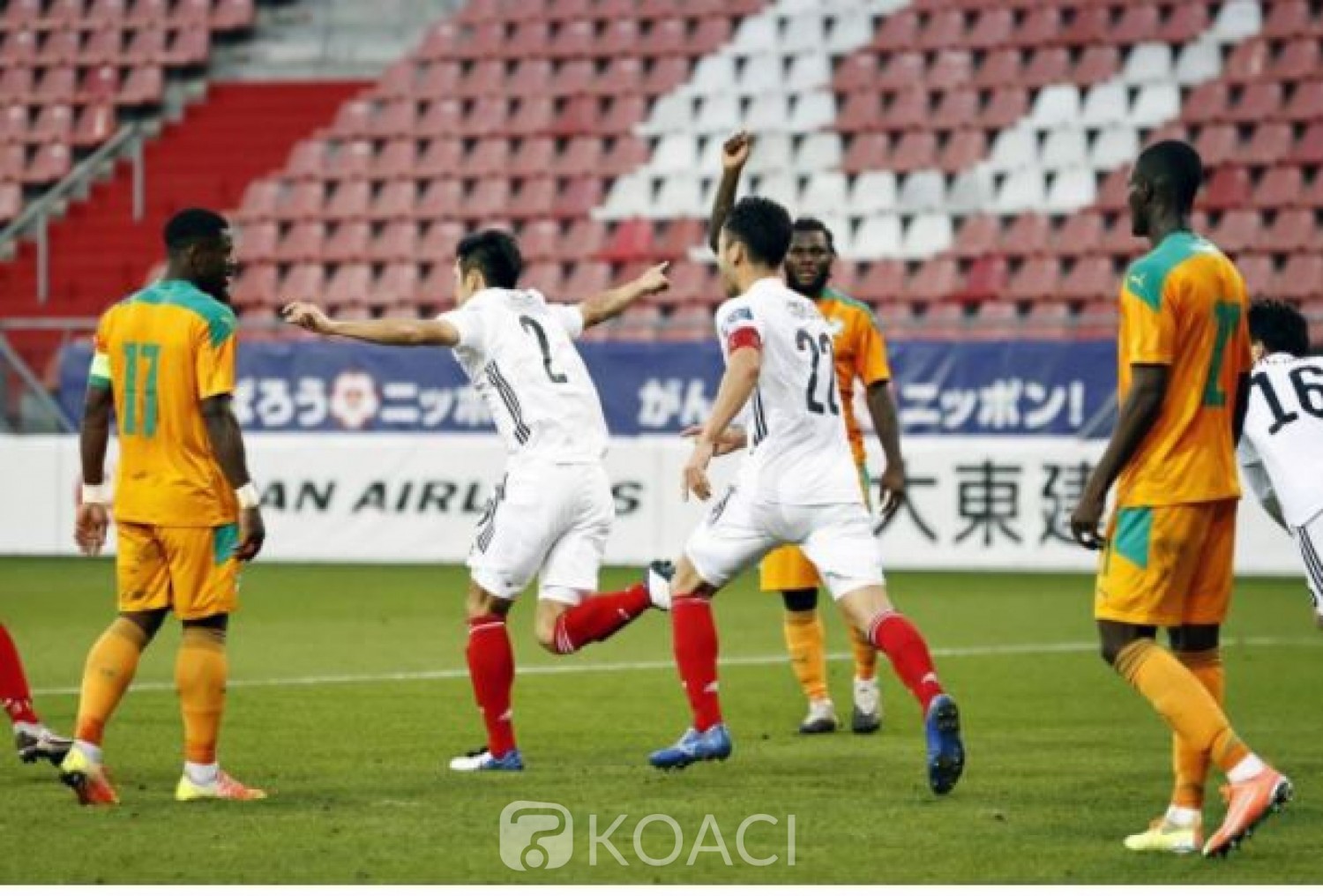 Côte d'Ivoire : Amical, les éléphants tombent devant les Samouraïs du Japon 1-0