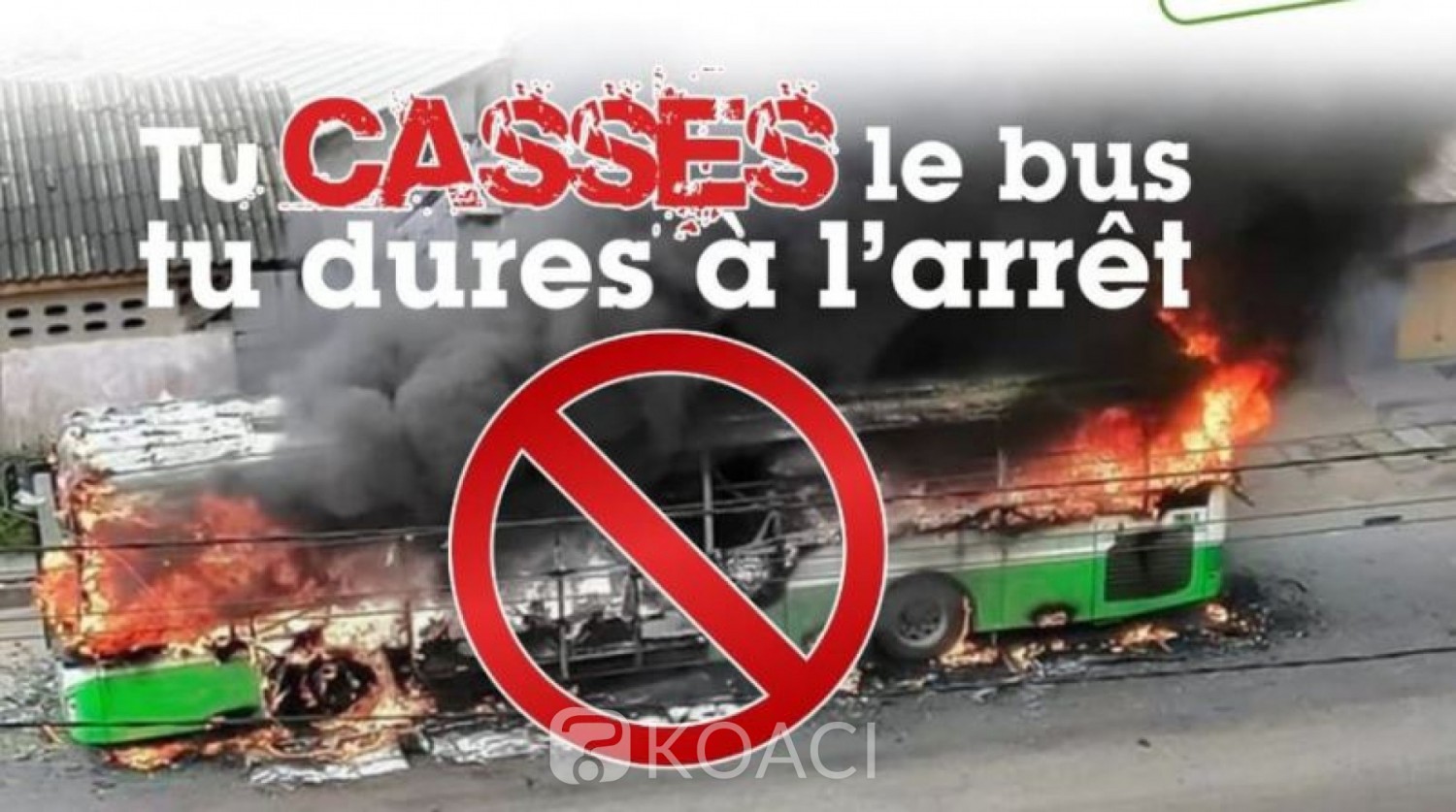 Côte d'Ivoire : Actes de vandalismes contre les autobus, un  préjudice qui s'élèverait à    plus de deux milliards FCFA pour la Sotra