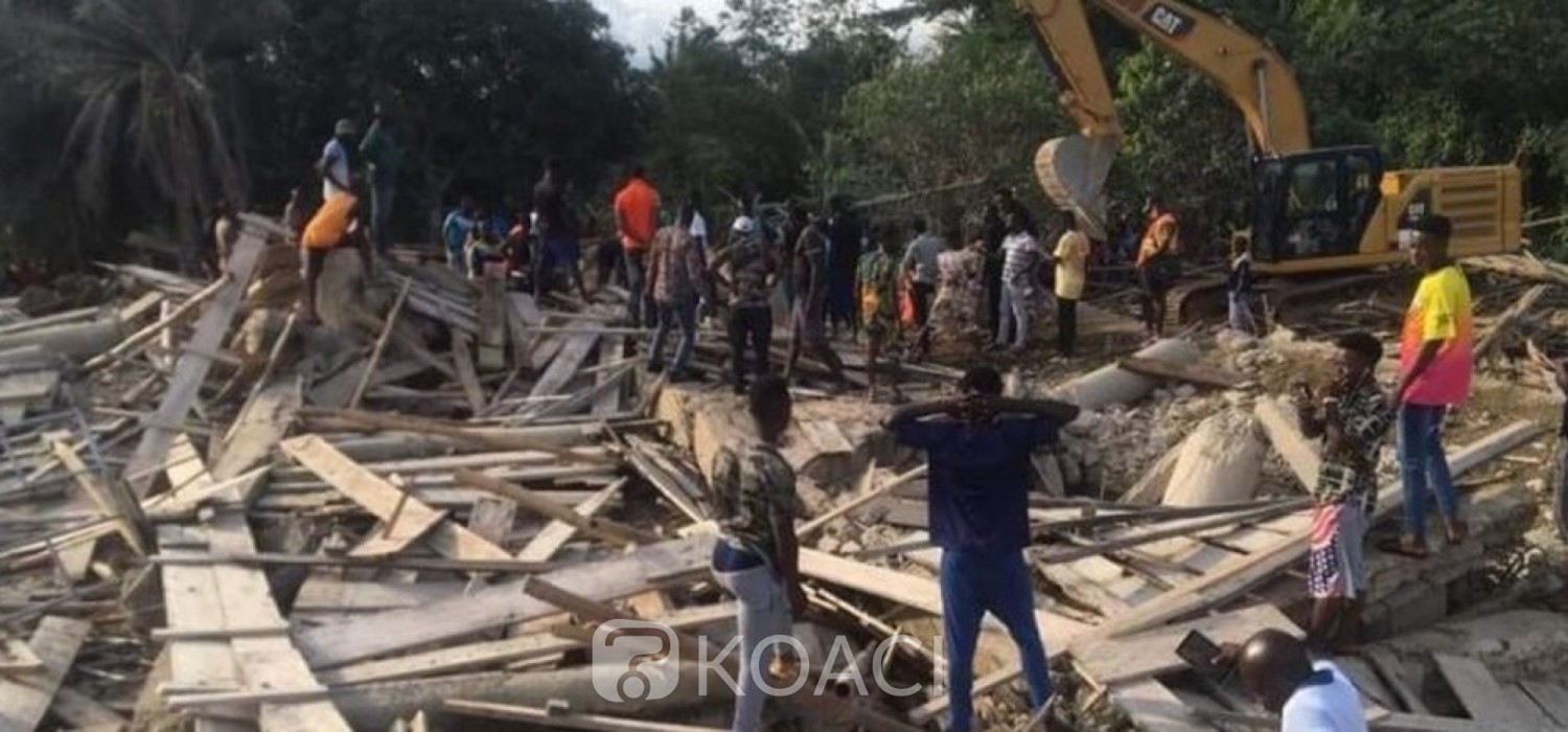 Ghana :  Effondrement d'une église à Akyem Batabi, 16 morts, des blessés et des recherches en cours