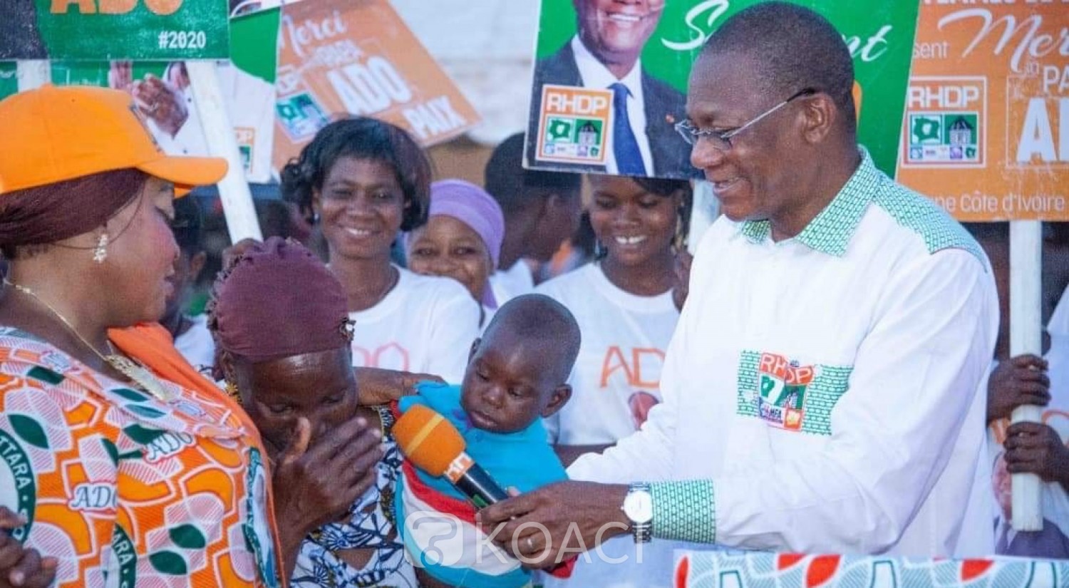 Côte d'Ivoire : Élection 2020, face à l'appel au boycott de l'opposition, Bruno Koné invite les populations de la Bagoué à retirer leurs cartes d'électeurs et à voter Ouattara