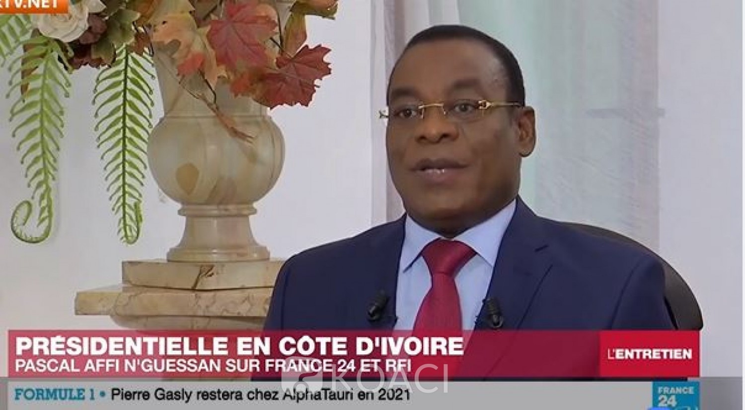 Côte d'Ivoire : À deux jours du vote, Affi martèle que l'opposition ne reconnaîtra pas Ouattara comme Président après le 31 octobre