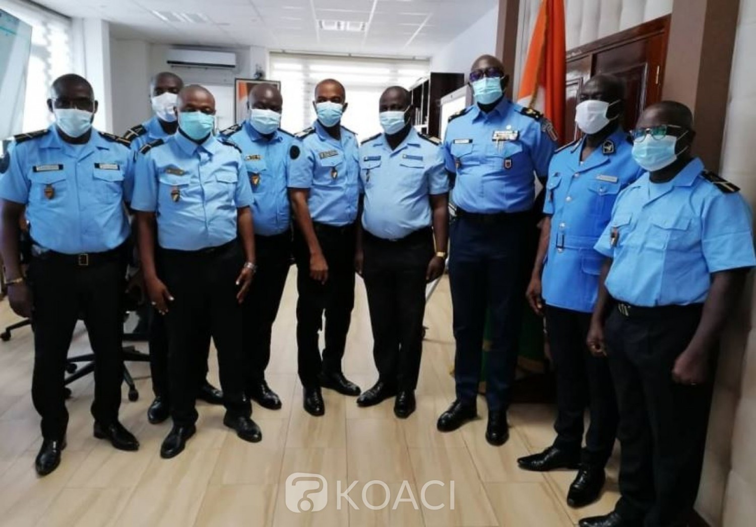 Côte d'Ivoire : Huit nouveaux fonctionnaires de police déployés au sein de la MINUSCA en Centrafrique