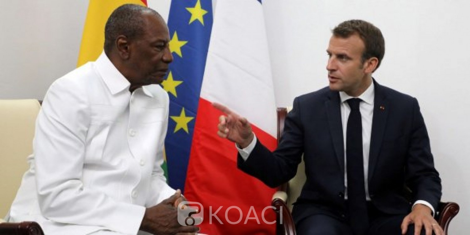 Guinée : Après avoir critiqué son 3ème mandat, Macron adresse «ses vœux de succès» à Alpha Condé