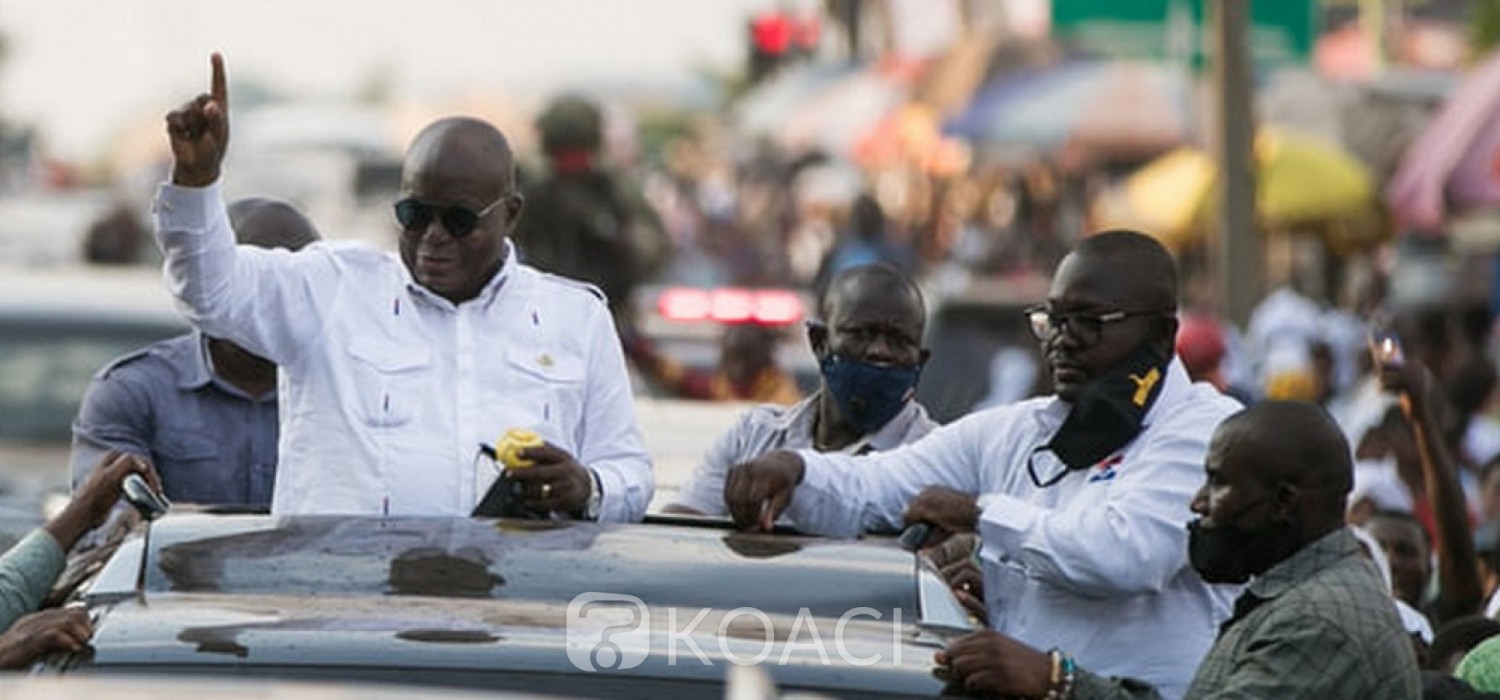 Ghana :  Nana Akufo-Addo réélu Président avec 51,59%