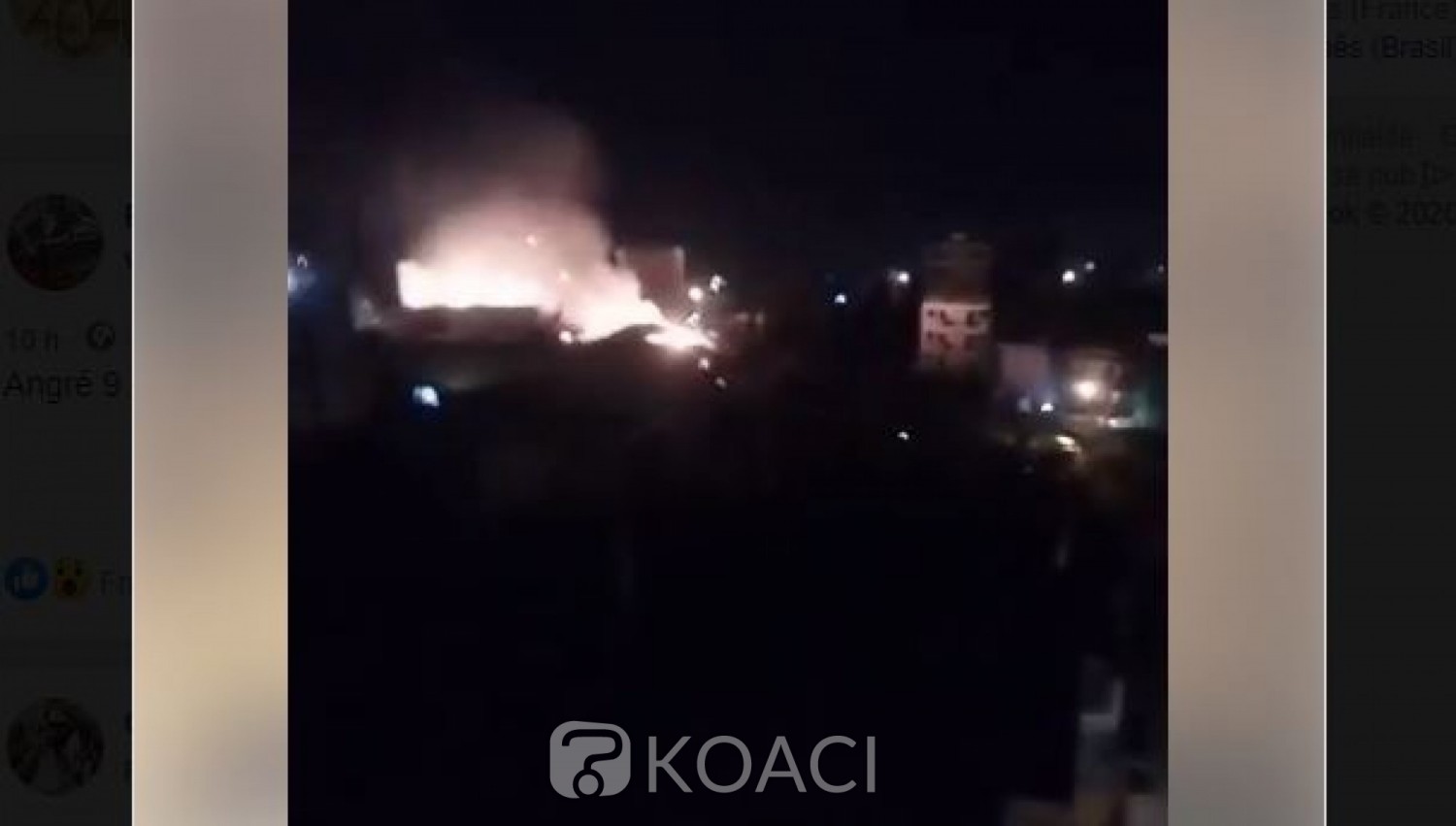 Côte d'Ivoire : Cocody-Angré, plusieurs baraques ravagées par un incendie