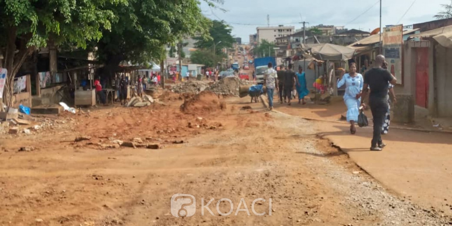 Côte d'Ivoire : Azito, après notre article, la route en réfection, mais pour combien de temps?