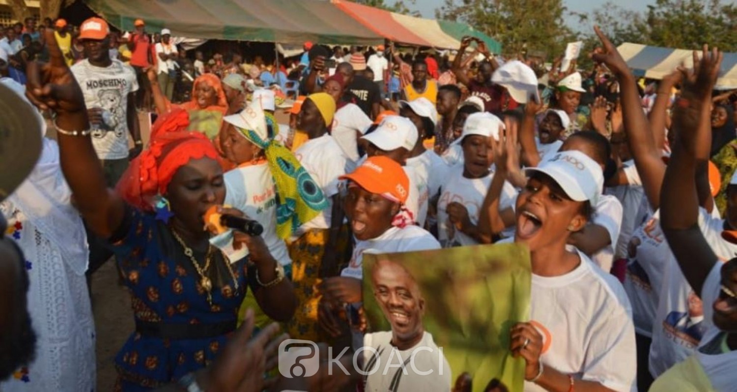 Côte d'Ivoire : Satisfaite du score en faveur du Président Ouattara, la délégation départementale RHDP Divo 1 remercie la population