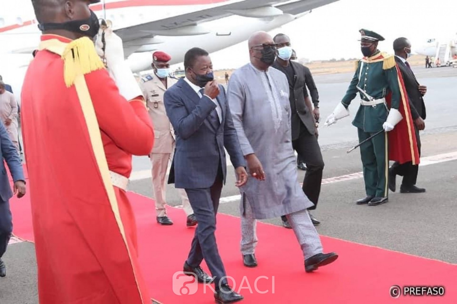Burkina Faso : Brève visite de travail du président togolais Faure Gnassingbe
