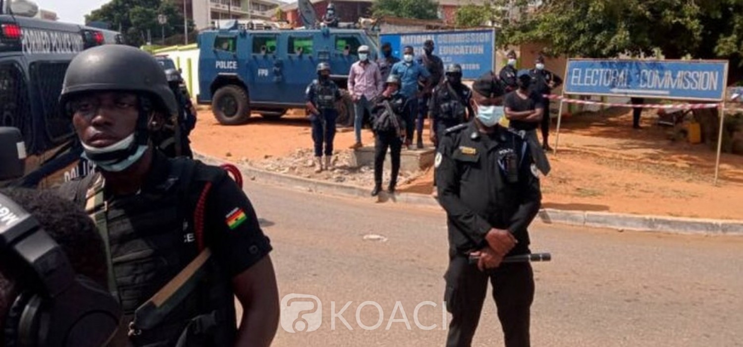Ghana:  Marche des députés du NDC bloquée aux portes de la CE, leur pétition