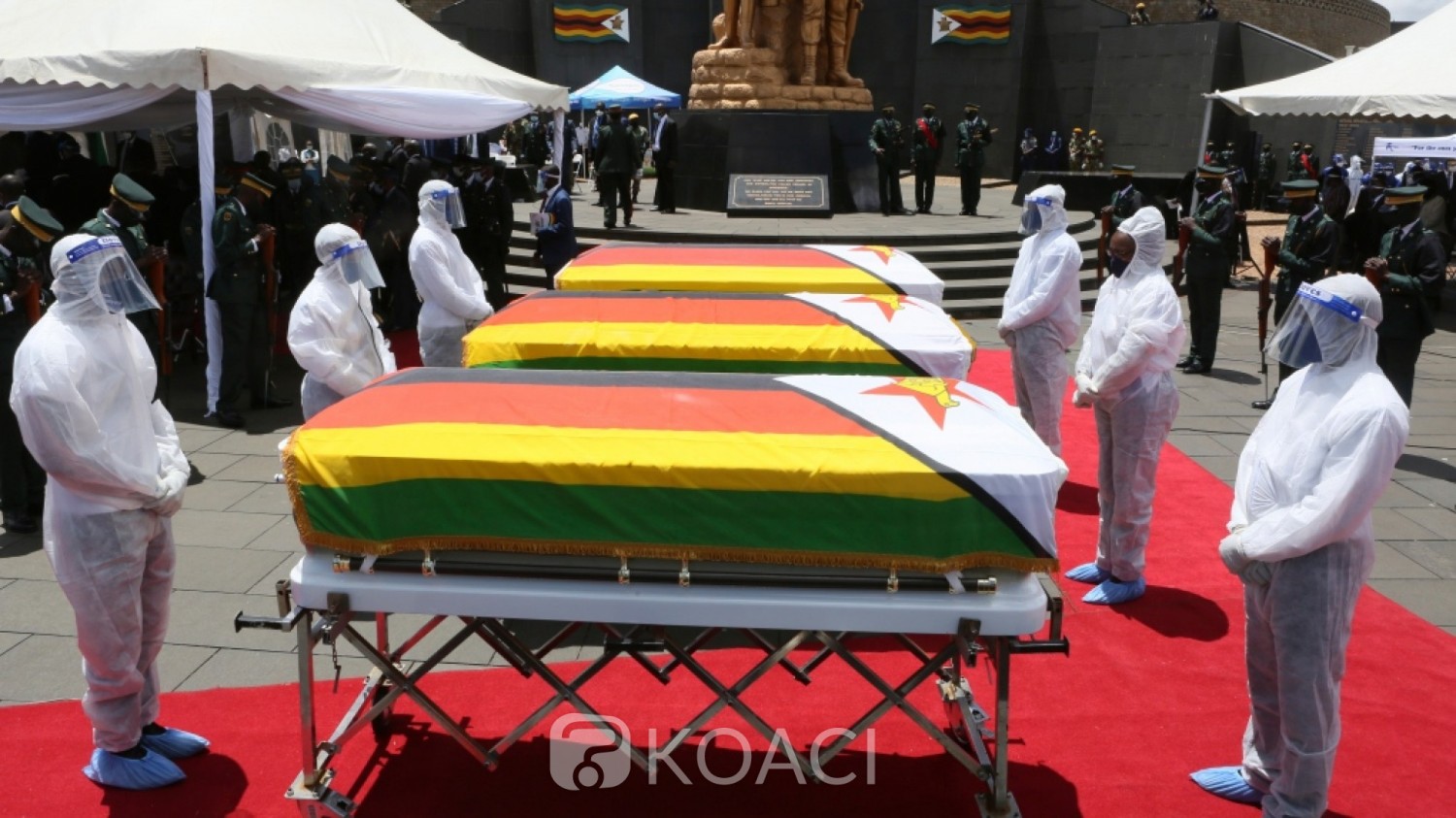 Zimbabwe : Inhumation à Harare de trois hauts responsables soit disant emportés par la Covid-19