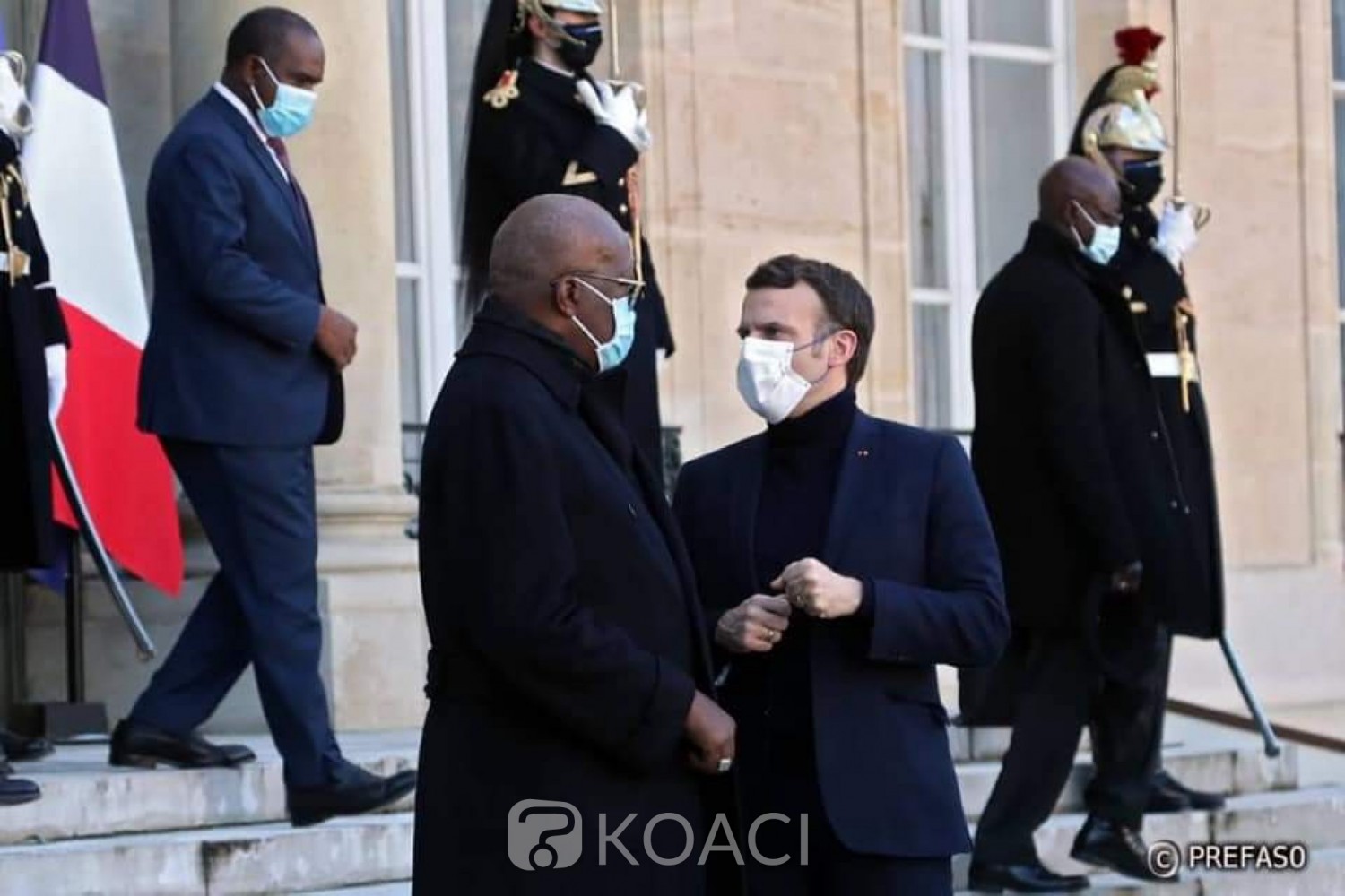 Burkina Faso-France : Lutte antiterroriste, le président Kaboré s'entretient avec Emmanuel Macron