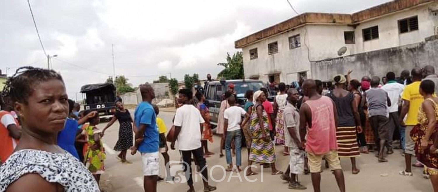 Côte d'Ivoire : Bingerville, chaude journée dans le village de M'Batto-Bouaké, des populations remontées contre l'installation d'un chef gazées