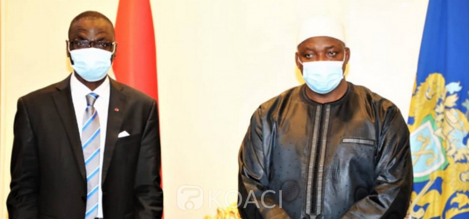 Gambie-Côte d'Ivoire :  Adama Barrow compte sur l'ambassadeur Touré Sékou pour renforcer les liens entre les deux pays