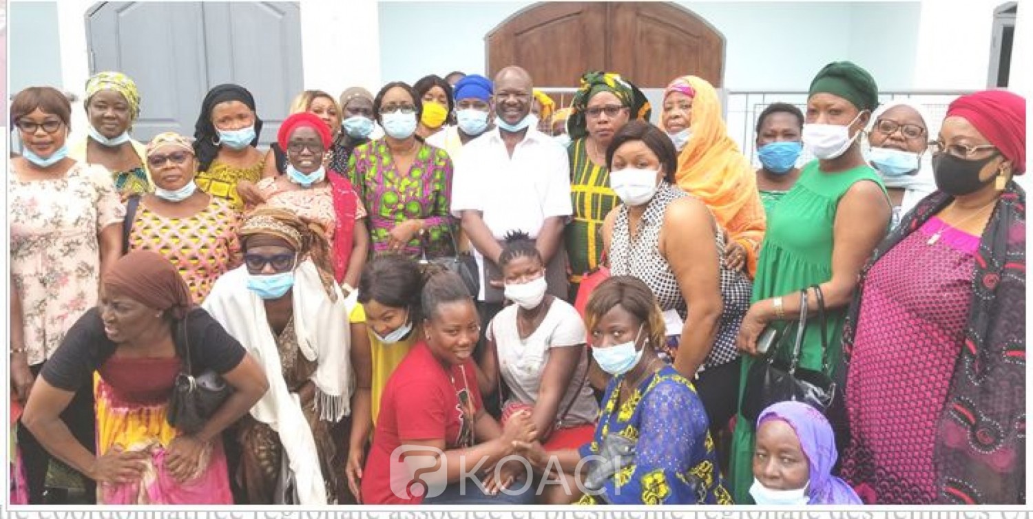 Côte d'Ivoire : Législatives 2021, à Cocody, les femmes du  RHDP mobilisées pour la victoire du parti au soir du 06 mars prochain