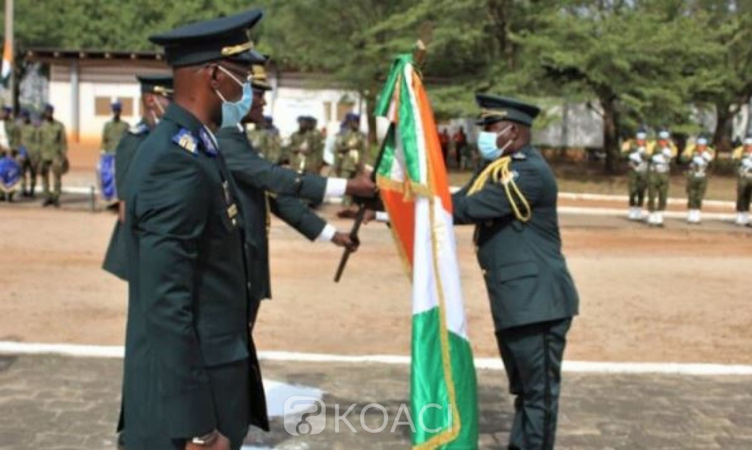 Côte d'Ivoire : Bouaké, le Lt-Colonel Asséké Nazaire nouveau commandant du 3e bataillon d'infanterie a pris fonction