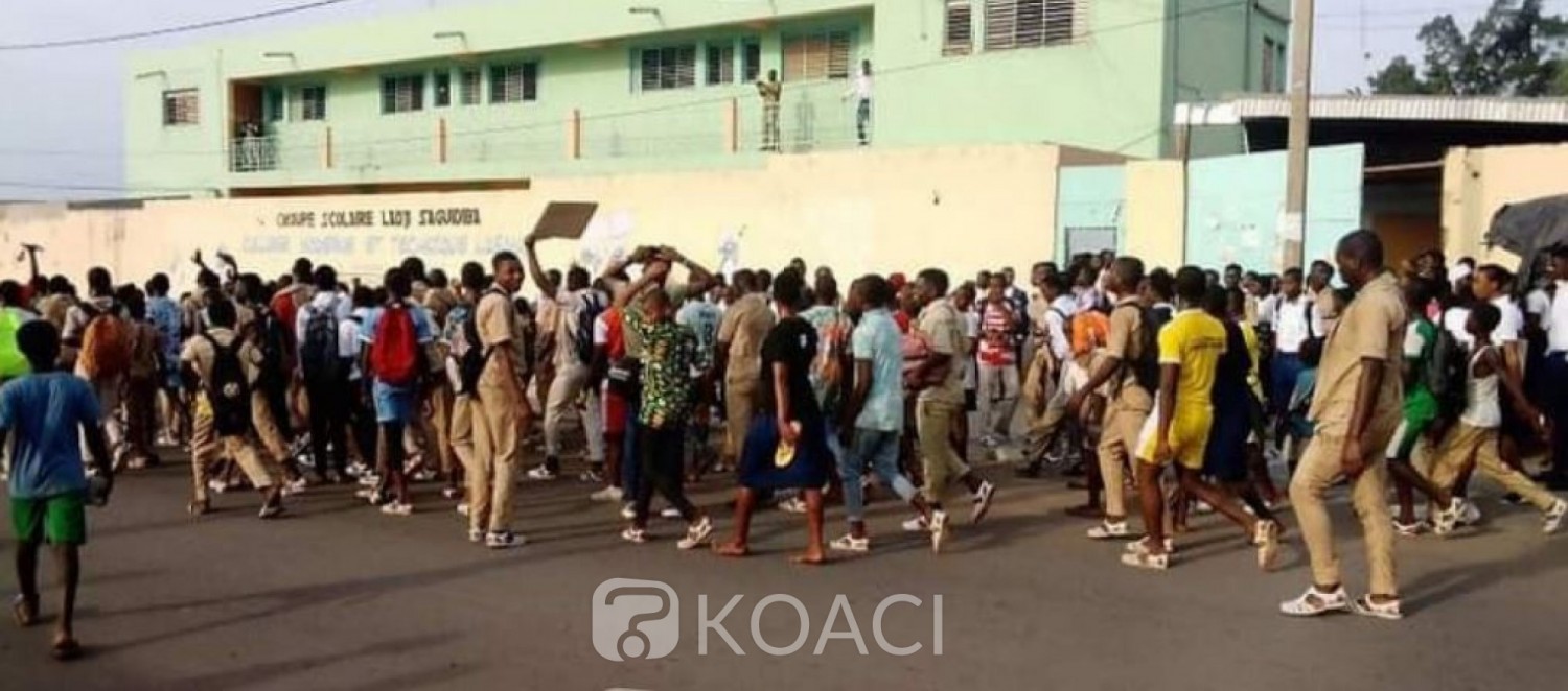 Côte d'Ivoire : Séguéla, après la mort d'Hamed Bakayoko, cours toujours à l'arrêt, élèves dans les rues