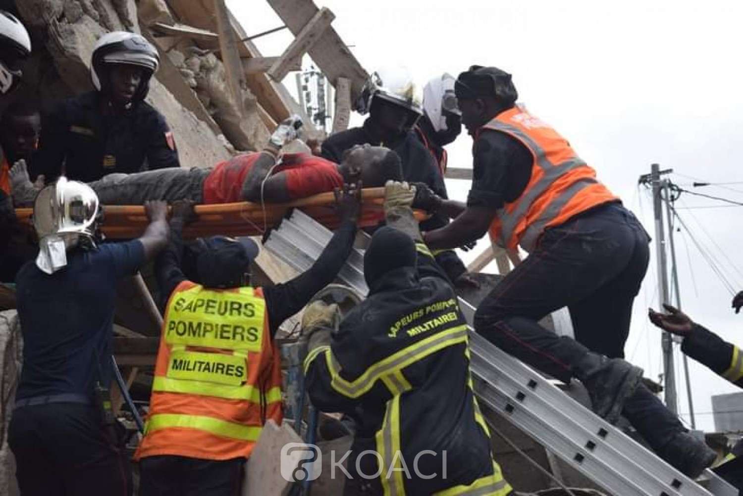 Côte d'Ivoire : Effondrement d'un immeuble à Cocody, un bilan provisoire de 19 victimes dont 7 morts