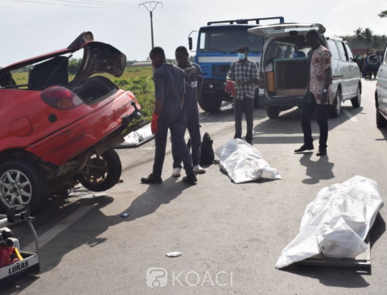 Côte d'Ivoire : Grand-Bassam, trois personnes trouvent la mort dans un accident de circulation