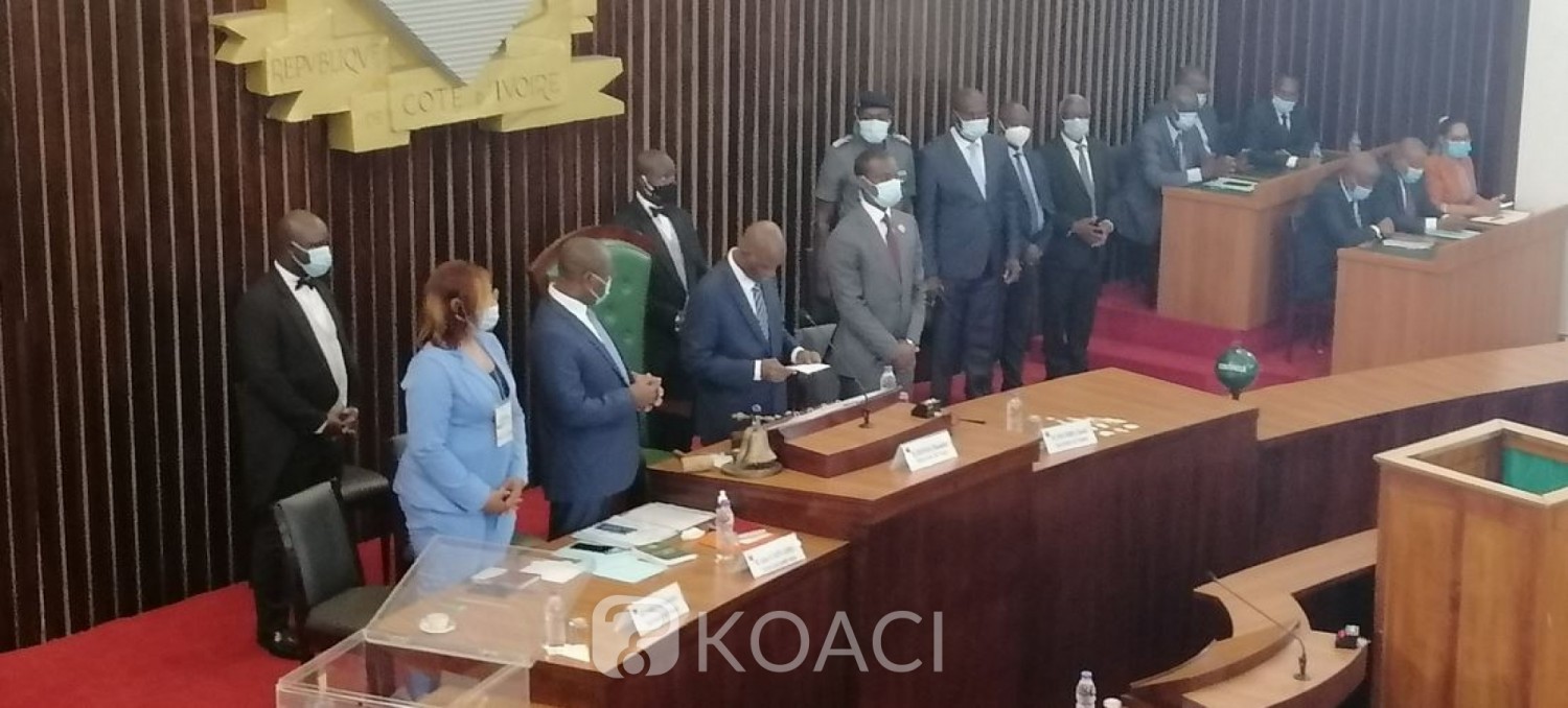 Côte d'Ivoire :   Assemblée nationale, Amadou Soumahoro réélu président sans surprise avec 158 voix sur 247 votants