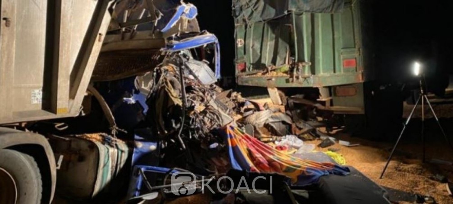 Côte d'Ivoire : Nouvelle collision entre deux camions sur l'autoroute, un mort
