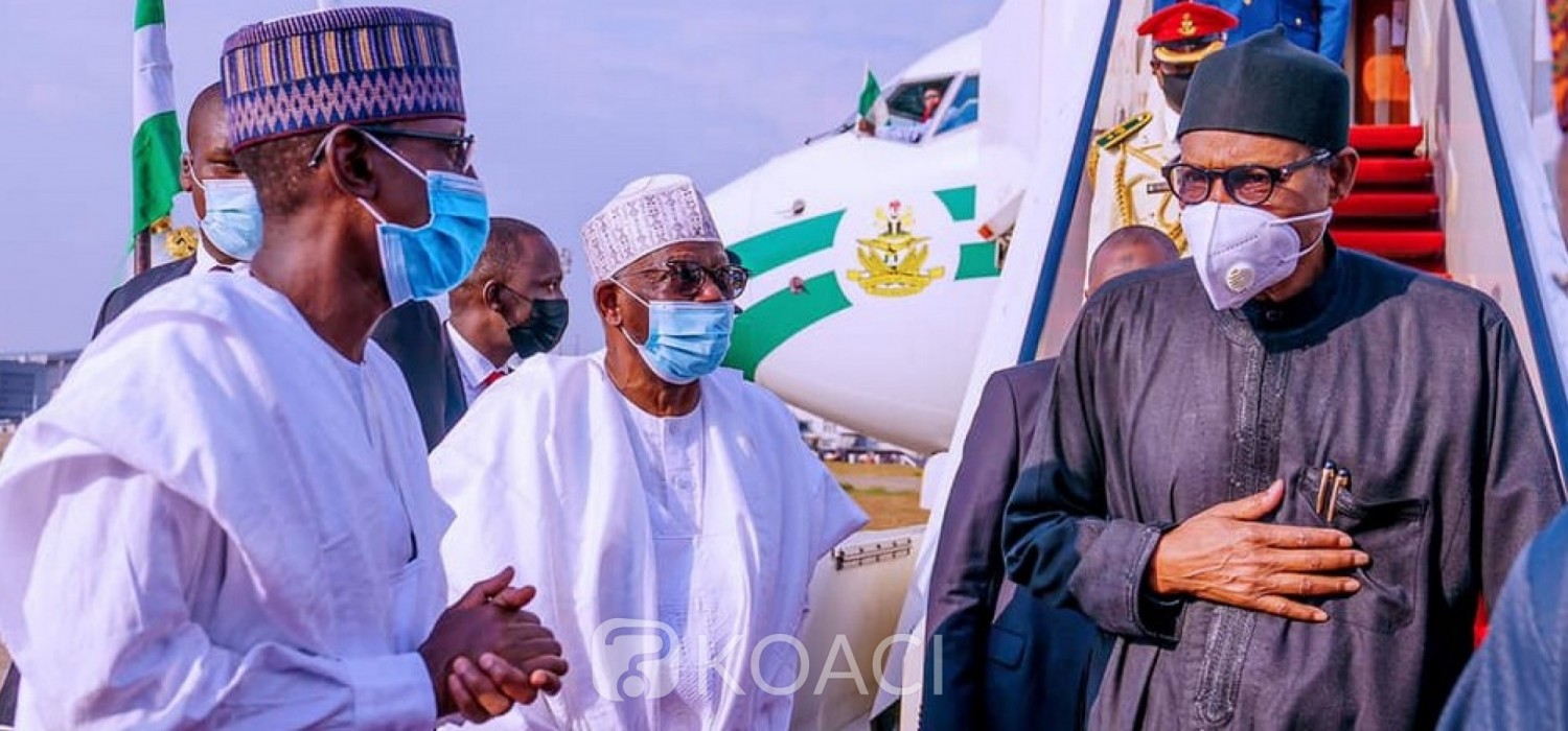 Nigeria :  Buhari de retour après des soins à Londres