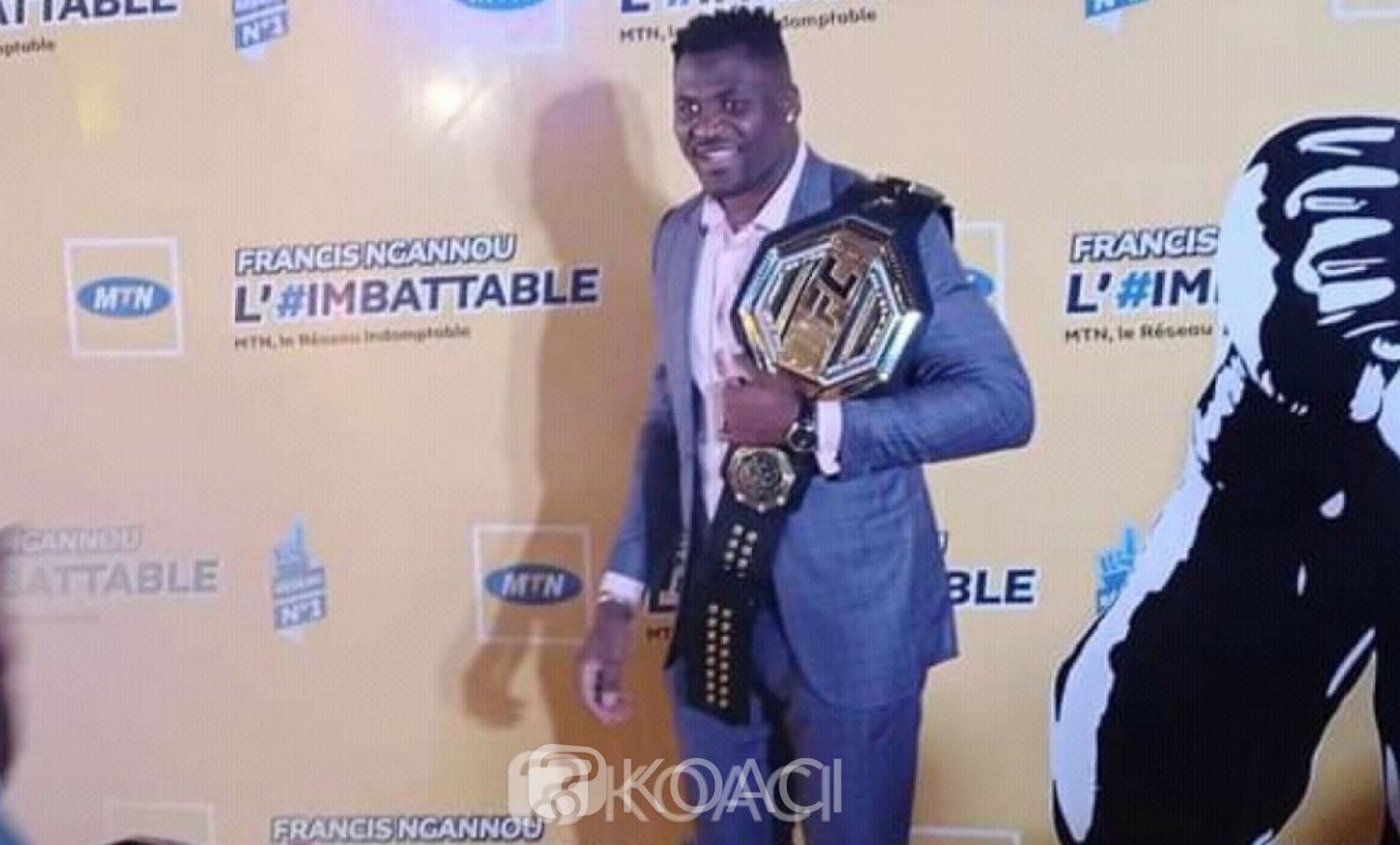 Cameroun : MMA/UFC, accueil triomphal de Francis Ngannou 1er africain champion du monde poids lourds de la plus prestigieuse ligue d'arts martiaux mixtes