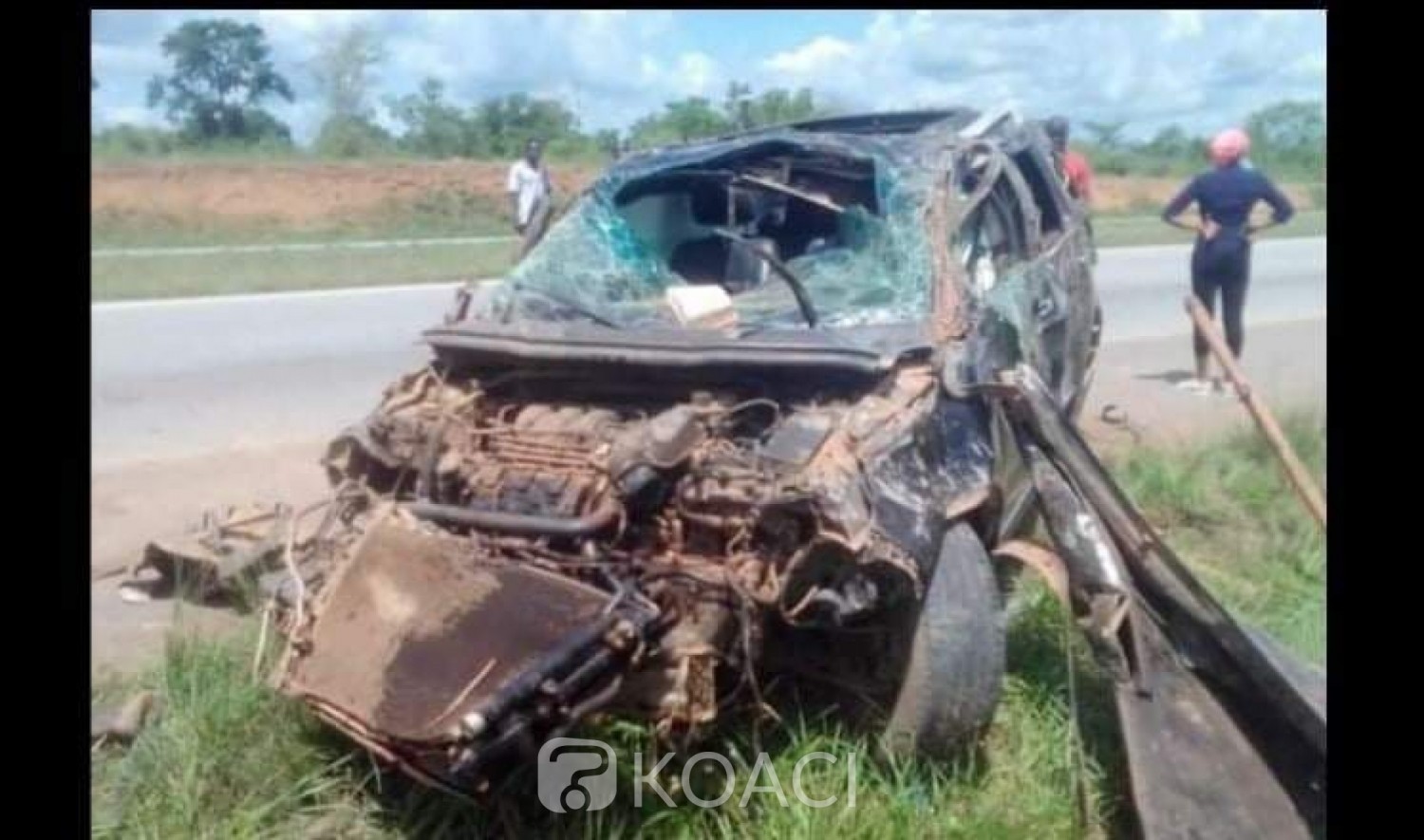 Côte d'Ivoire : En partance pour Korhogo, le véhicule d'un proche de Soro fait une grave sortie de route, un mort