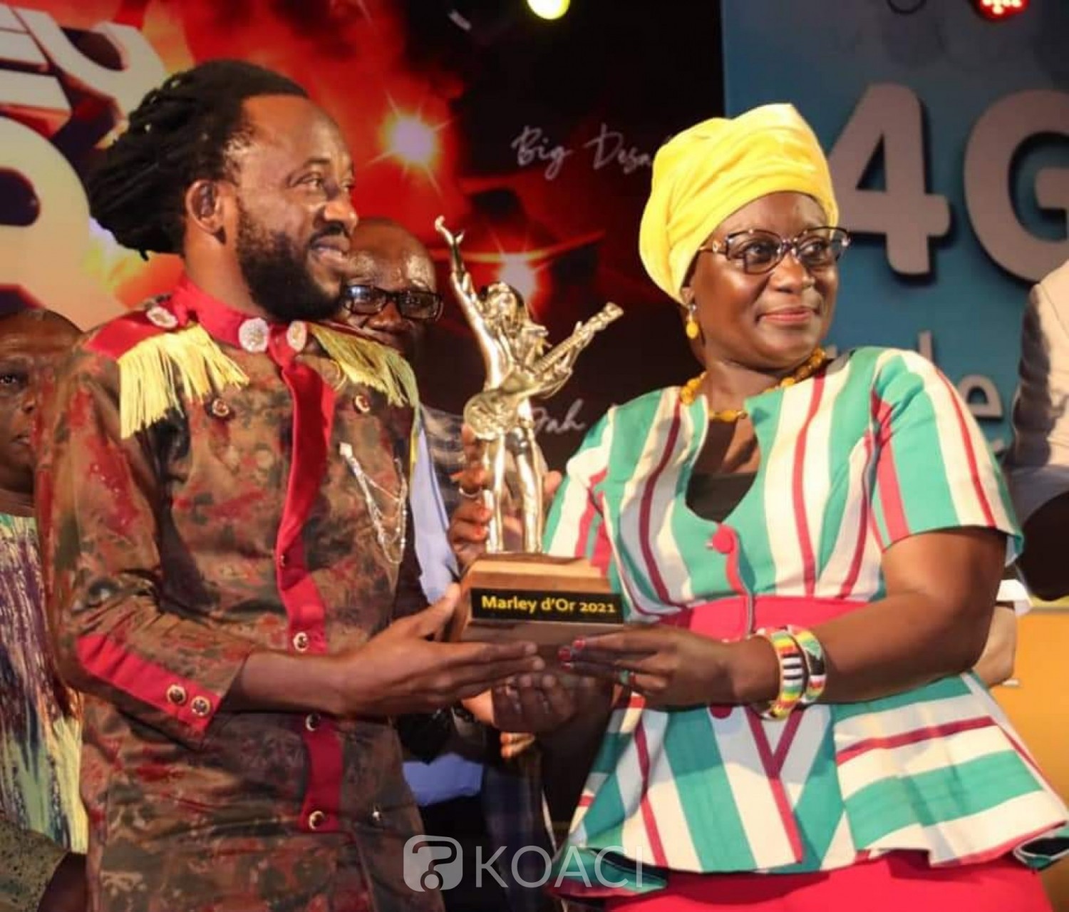 Burkina Faso : l'artiste Ismo Vitalo remporte le trophée du Marley d'Or